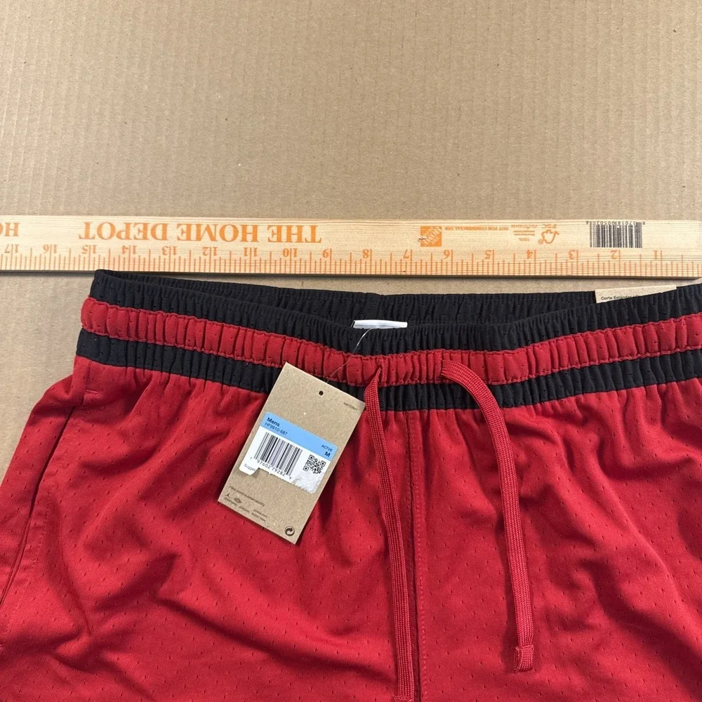 *NEW* Men‎ NIKE Jordan Sports Dri-Fit Mesh Diamond Shorts Gym Red (HF9910 687)👍